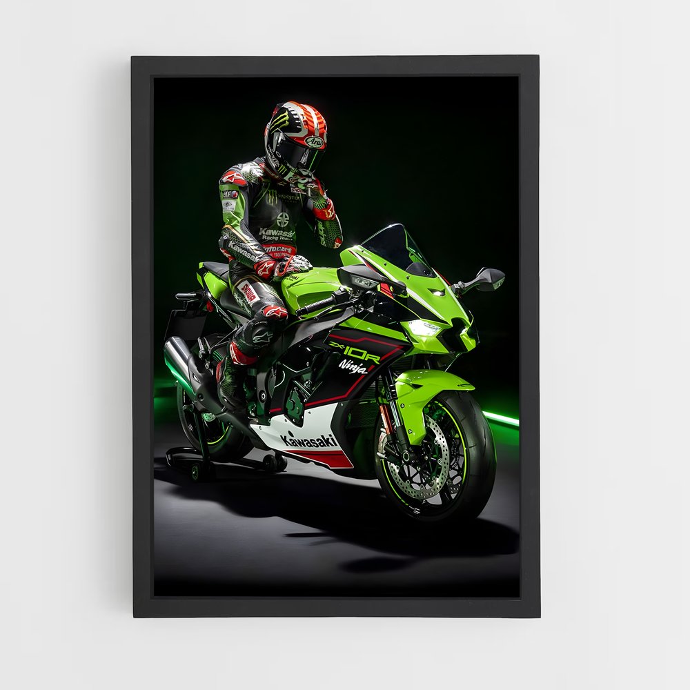 Poster captivant Ninja zx-rr (vue 2)